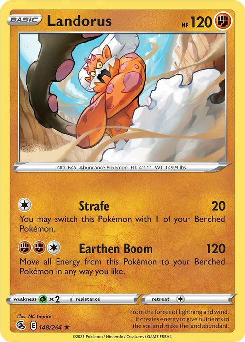 Landorus (148/264) [Sword & Shield: Fusion Strike] - for just $0.10! 
