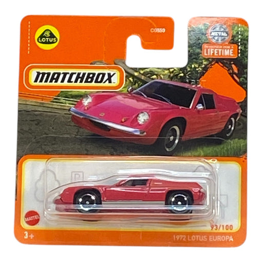Matchbox 1972 Lotus Europa - Matchbox Series 93/100 Short Card - for just $1.79! 