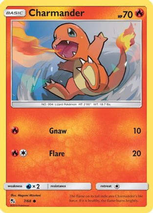 Charmander 007/68 - Hidden Fates Reverse Holofoil - for just $0.33! 