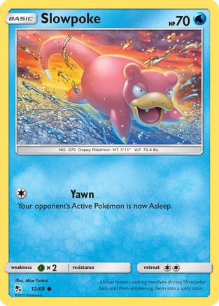 Slowpoke 012/68 - Hidden Fates Reverse Holofoil - for just $0.23! 