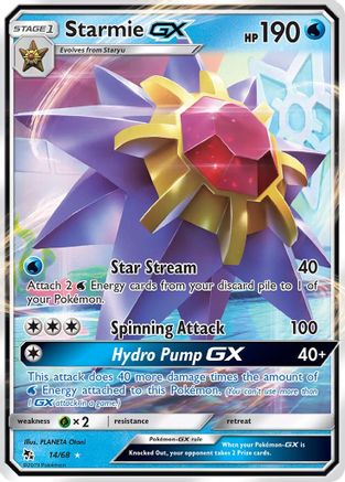 Starmie GX 014/68 - Hidden Fates Holofoil - for just $1.36! 