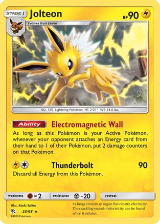 Jolteon 023/68 - Hidden Fates - for just $0.30! 