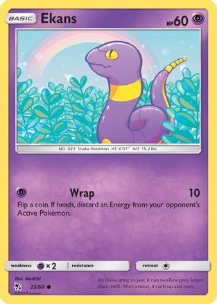 Ekans 025/68 - Hidden Fates - for just $0.06! 