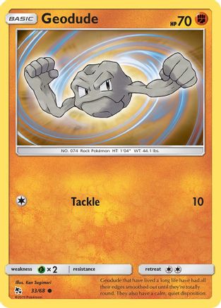Geodude 033/68 - Hidden Fates - for just $0.06! 