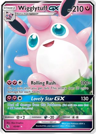 Wigglytuff GX 042/68 - Hidden Fates Holofoil - for just $1.14! 