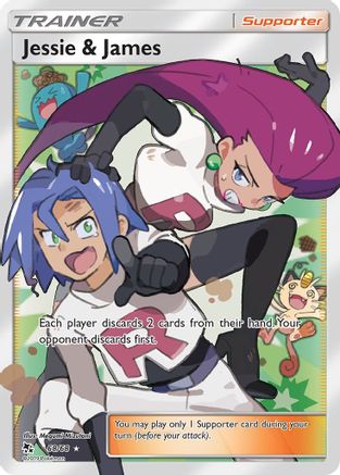 Jessie & James (Full Art) 068/68 - Hidden Fates Holofoil - for just $34.86! 