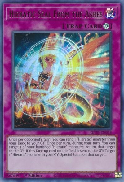 Hieratic Seal from the Ashes [GFTP-EN058] Ultra Rare - for just $0.10! 