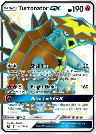 Turtonator GX SV52/SV94 - Hidden Fates Shiny Vault Holofoil - for just $1! 