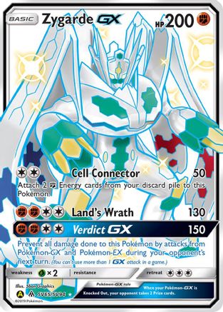 Zygarde GX SV65/SV94 - Hidden Fates Shiny Vault Holofoil - for just $19.99! 