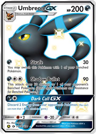 Umbreon GX SV69/SV94 - Hidden Fates Shiny Vault Holofoil - for just $120! 