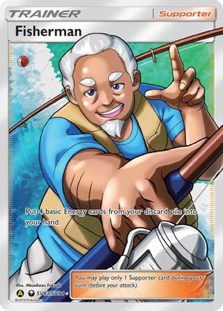 Fisherman SV83/SV94 - Hidden Fates Shiny Vault Holofoil - for just $3.66! 