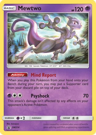 Mewtwo SM214/248 - SM Promos Holofoil - for just $1.75! 