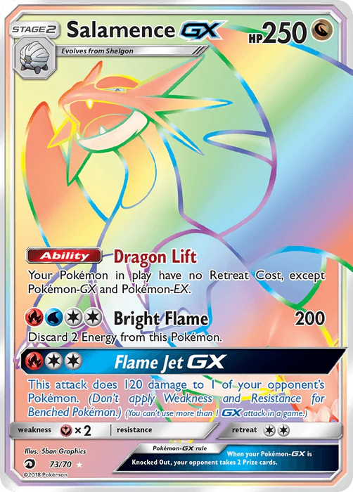 Salamence GX (73/70) [Sun & Moon: Dragon Majesty] - for just $17! 