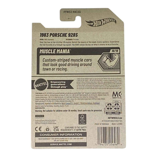 Hot Wheels 1983 Porsche 928S - Muscle Mania Series 10/10 - for just $1.79! 