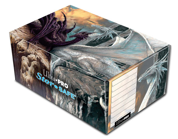 Ultra PRO: Storage Box - Corrugated (Black & White Dragon) - for just $0! 