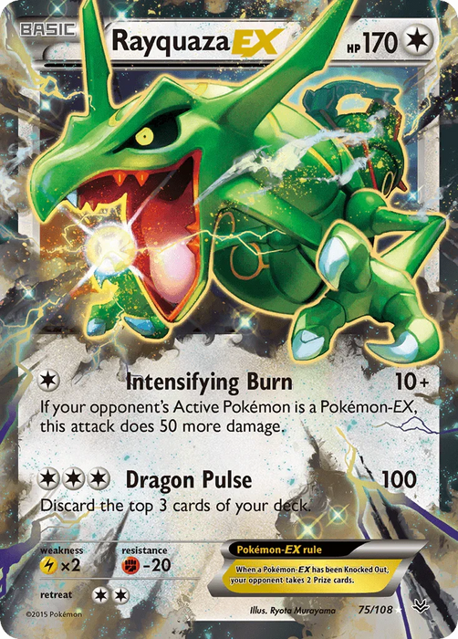 Rayquaza EX (75/108) [XY: Roaring Skies] - for just $15.95! 