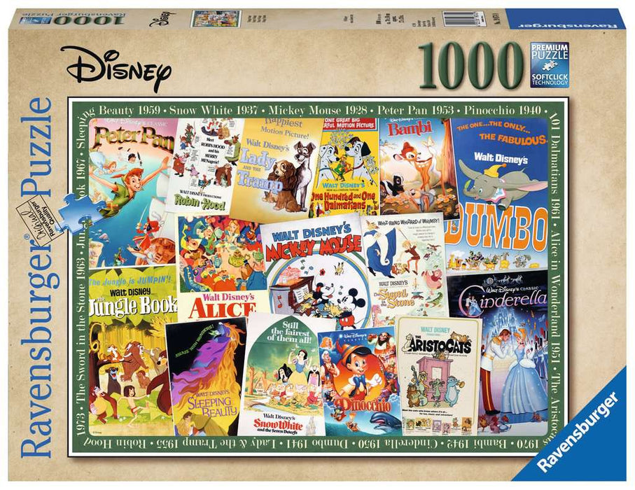 Puzzle: Disney - Vintage Movie Posters - for just $26.99! 