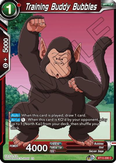 Training Buddy Bubbles (BT15-006) [Saiyan Showdown] - for just $0.10! 