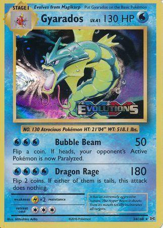 Gyarados (34/108) (XY Evolutions Prerelease) [XY: Black Star Promos] - for just $75.20! 