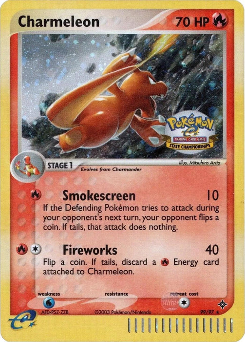 Charmeleon (99/97) (State Championship) [EX: Dragon] - for just $76.15! 