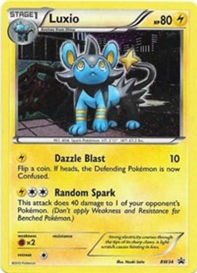 Luxio (BW34) (Cosmos Holo) [Black & White: Black Star Promos] - Just $7.55! Shop now at Retro Gaming of Denver