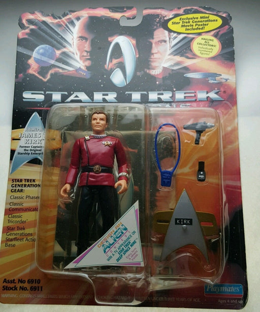 Star Trek Generations Admiral James T Kirk (Playmates) - for just $0! 