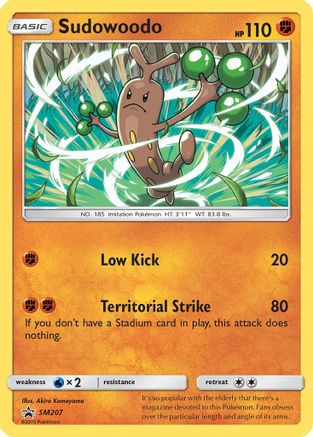 Sudowoodo SM207/248 - SM Promos Holofoil - for just $0.53! 