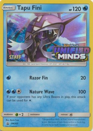 Tapu Fini SM203 - SM Promos - Holofoil - for just $17.45! 