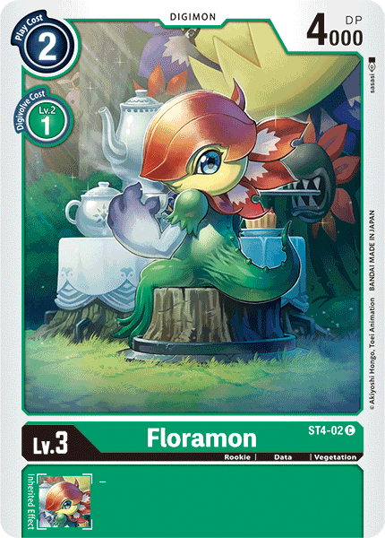 Floramon [ST4-02] [Starter Deck: Giga Green] - Just $0.09! Shop now at Retro Gaming of Denver