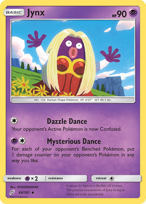 Jynx (68/181) [Sun & Moon: Team Up] - Just $0.10! Shop now at Retro Gaming of Denver