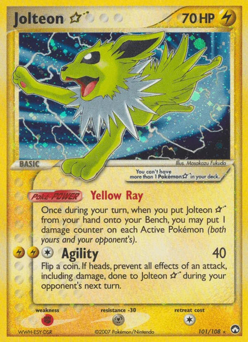 Jolteon Star (101/108) [EX: Power Keepers] - for just $800! 