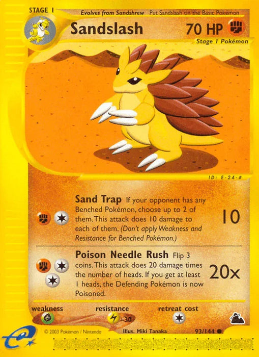 Sandslash (93/144) [Skyridge] - for just $5.75! 