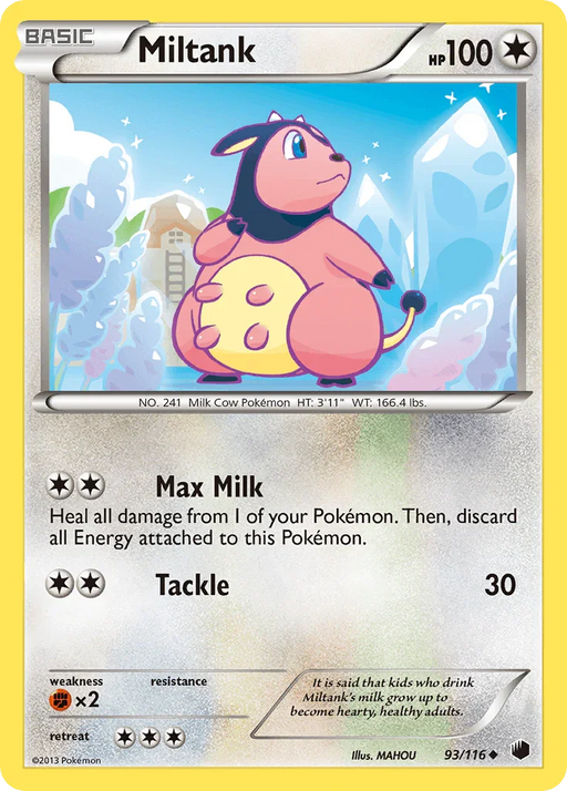Miltank (93/116) [Black & White: Plasma Freeze] - for just $0.30! 