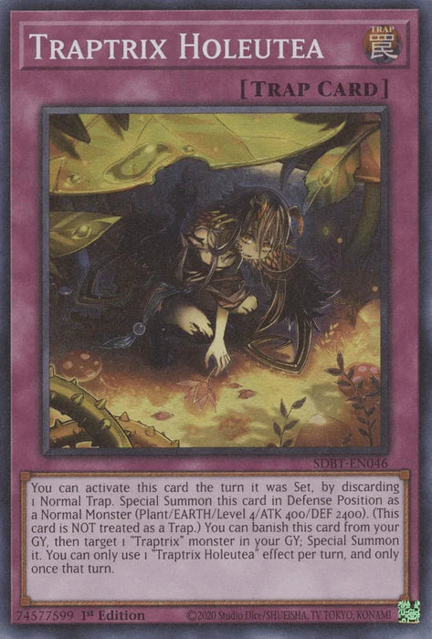 Traptrix Holeutea [SDBT-EN046] Super Rare - for just $0.15! 