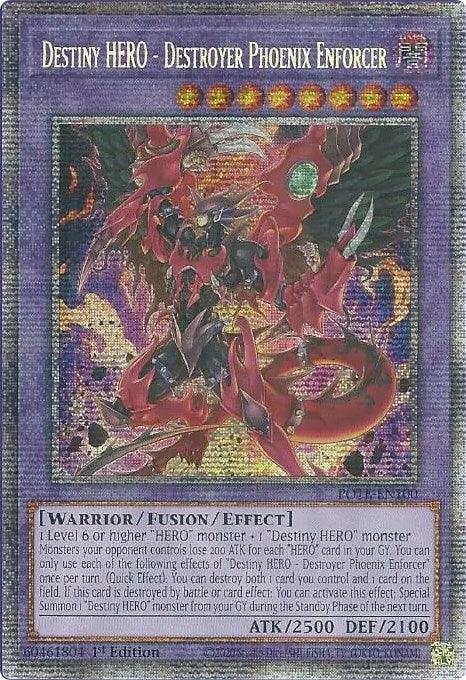 Destiny HERO - Destroyer Phoenix Enforcer [POTE-EN100] Starlight Rare - for just $68! 