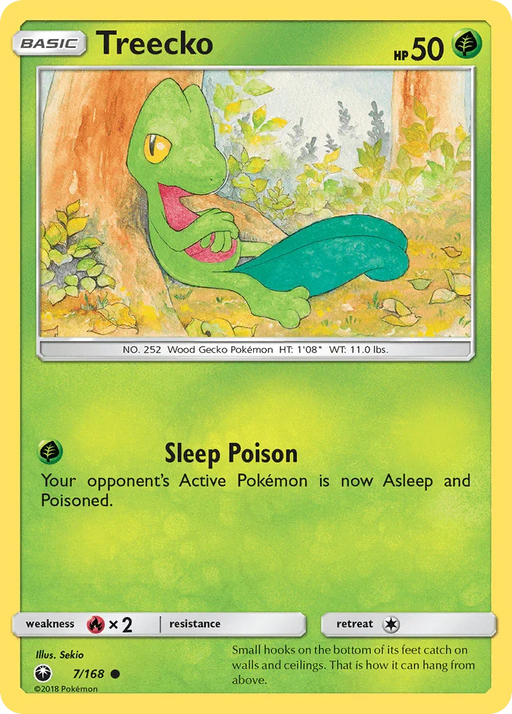 Treecko (7/168) [Sun & Moon: Celestial Storm] - for just $0.15! 