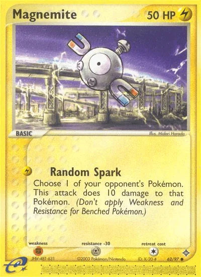 Magnemite (62/97) [EX: Dragon] - for just $0.45! 