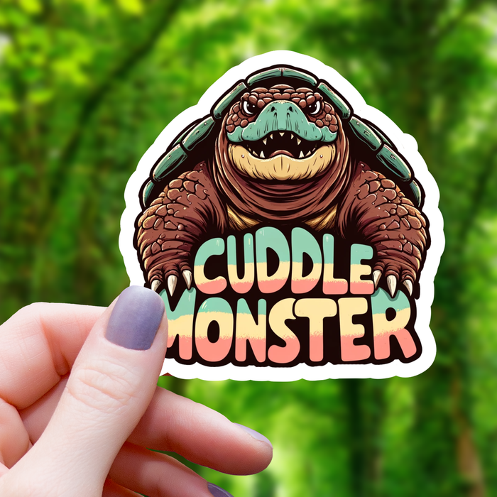 Cuddle Monster Frog Sticker - 3" - for just $3.50! 