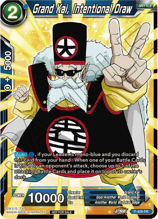Grand Kai, Intentional Law (Zenkai Series Tournament Pack Vol.1) (P-409) [Tournament Promotion Cards] - for just $0.15! 