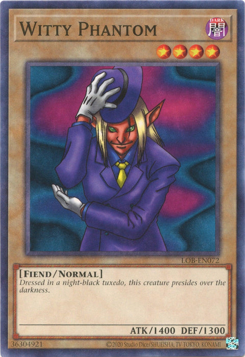 Witty Phantom (25th Anniversary) [LOB-EN072] Common - for just $0.10! 