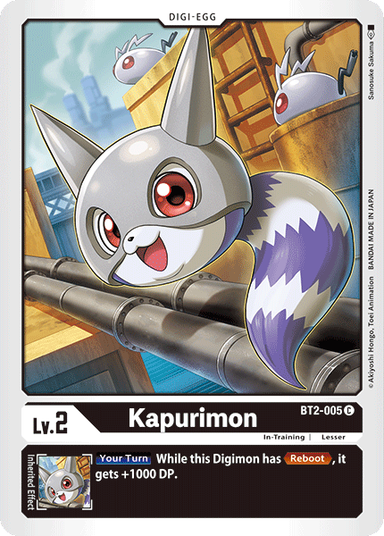 Kapurimon [BT2-005] [Release Special Booster Ver.1.0] - Just $0.09! Shop now at Retro Gaming of Denver