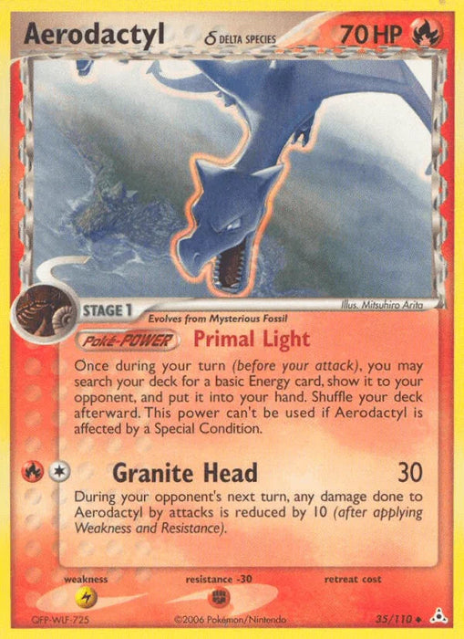 Aerodactyl (35/110) (Delta Species) [EX: Holon Phantoms] - for just $2.85! 