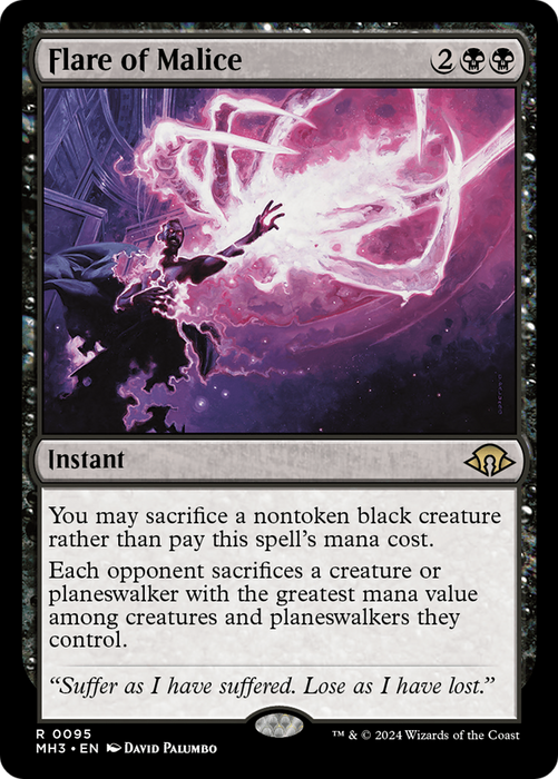 Flare of Malice (MH3-095) - Modern Horizons 3 - for just $0.45! 