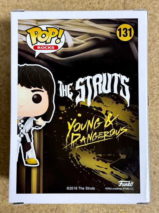 Complete Band Signed The Struts #131 Luke Spiller Funko Pop! With JSA COA - for just $180! 