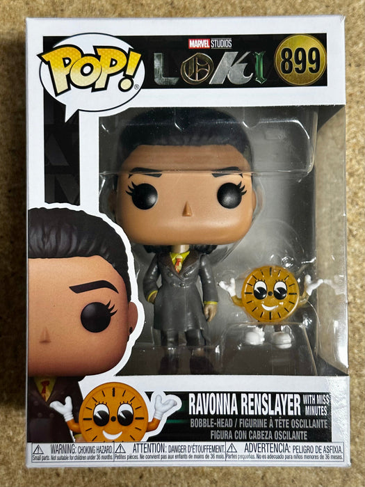 Funko Pop! Marvel Ravonna Renslayer With Miss Minutes #899 Loki 2021 Disney + - for just $10! 