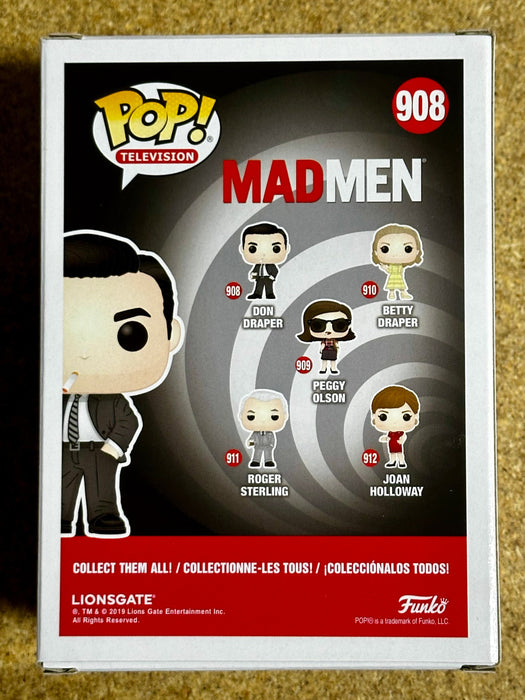 Jon Hamm Signed Don Draper Vaulted 2019 Mad Men Funko Pop! #908 With Beckett COA - for just $200! 