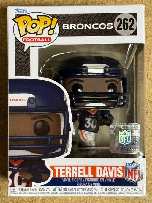 Funko Pop! Football Terrell Davis #262 NFL  Denver Broncos Running Back 2024 - for just $13! 