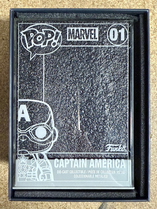 Funko Pop! Die-Cast Captain America #01 Marvel MCU Civil War SDCC 2021 Exclusive - for just $65! 