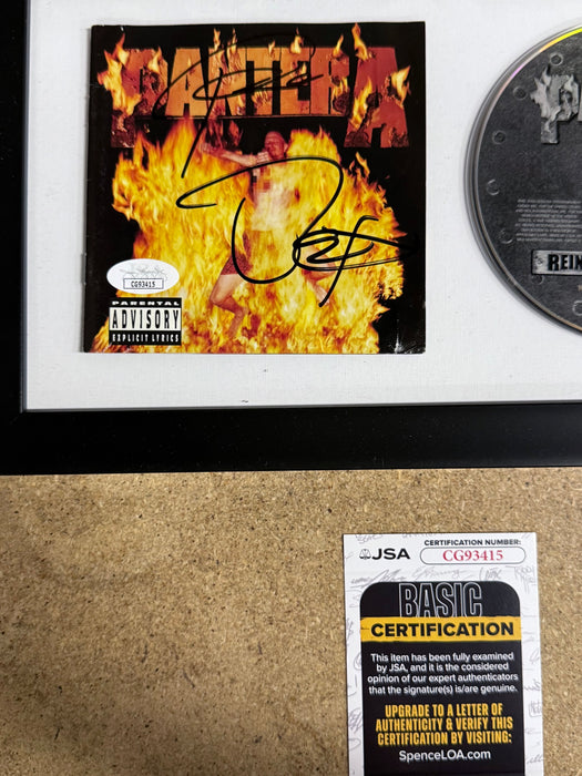 Pantera Phil Anselmo & Rex Brown Signed “Reinventing The Steel” Framed CD With JSA COA - for just $350! 