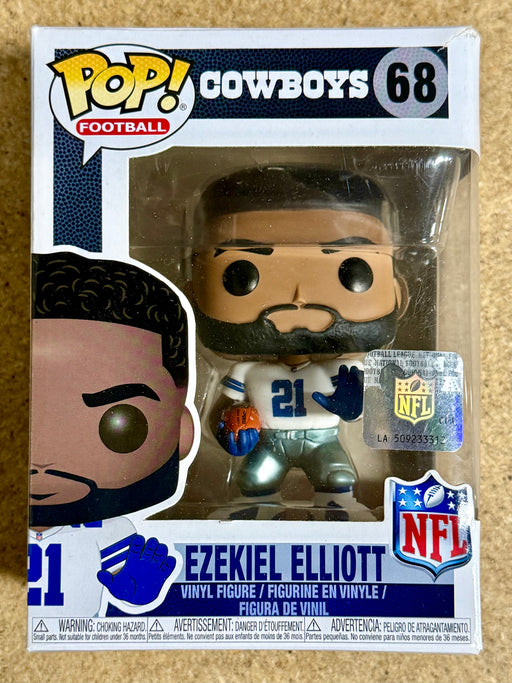 Funko Pop! Football Ezekiel Elliott #68 NFL Dallas Cowboys 2017 How Bout Them - for just $13! 